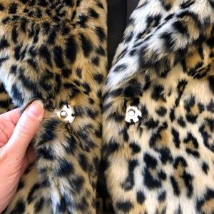 Forever 21 leopard jacket